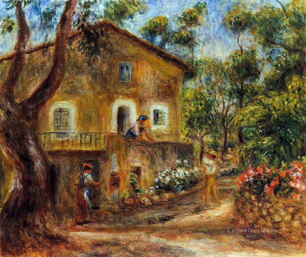カーニュのコレットの家 ピエール・オーギュスト・ルノワール油絵